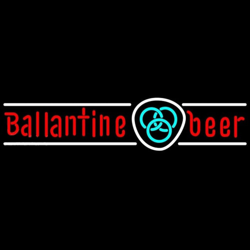 Ballantine Blue Logo Beer Sign Neonreclame