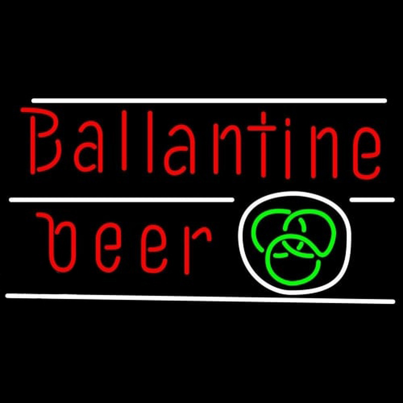 Ballantine Green Logo Beer Neonreclame