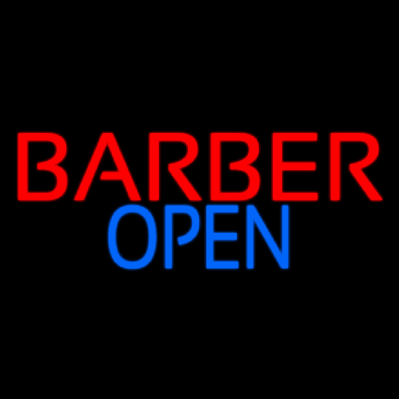 Barber Open Neonreclame