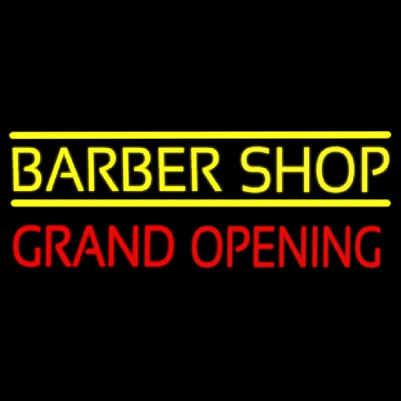 Barber Shop Grand Opening Neonreclame