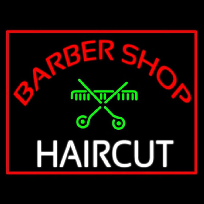 Barbershop Haircut  Neonreclame