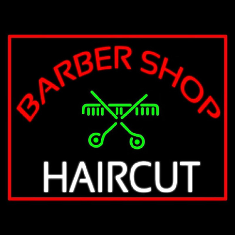 Barbershop Haircut Neonreclame