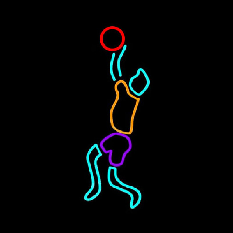 Basketball Player Neonreclame