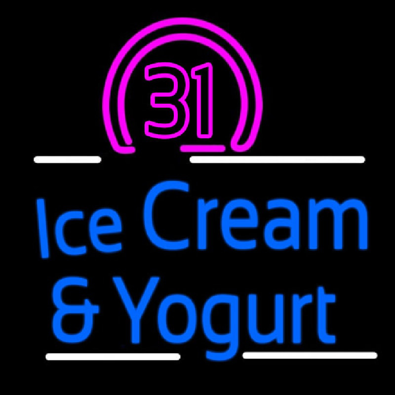 Baskin Robins 31 Flavors Authentic Neonreclame