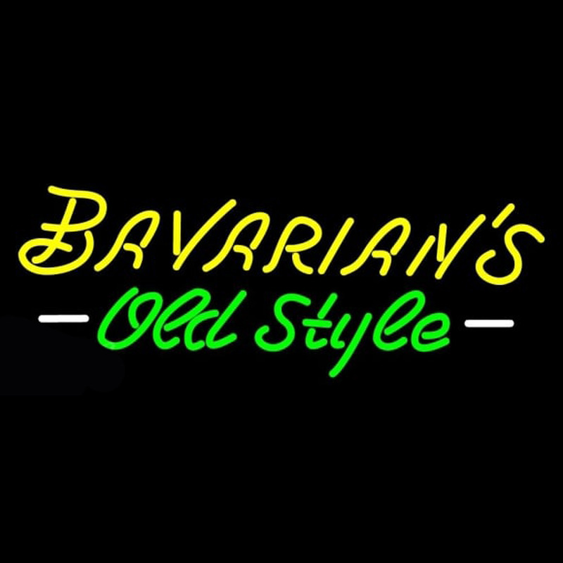 Bavarians Cursive Old Style Neon Sign Neonreclame