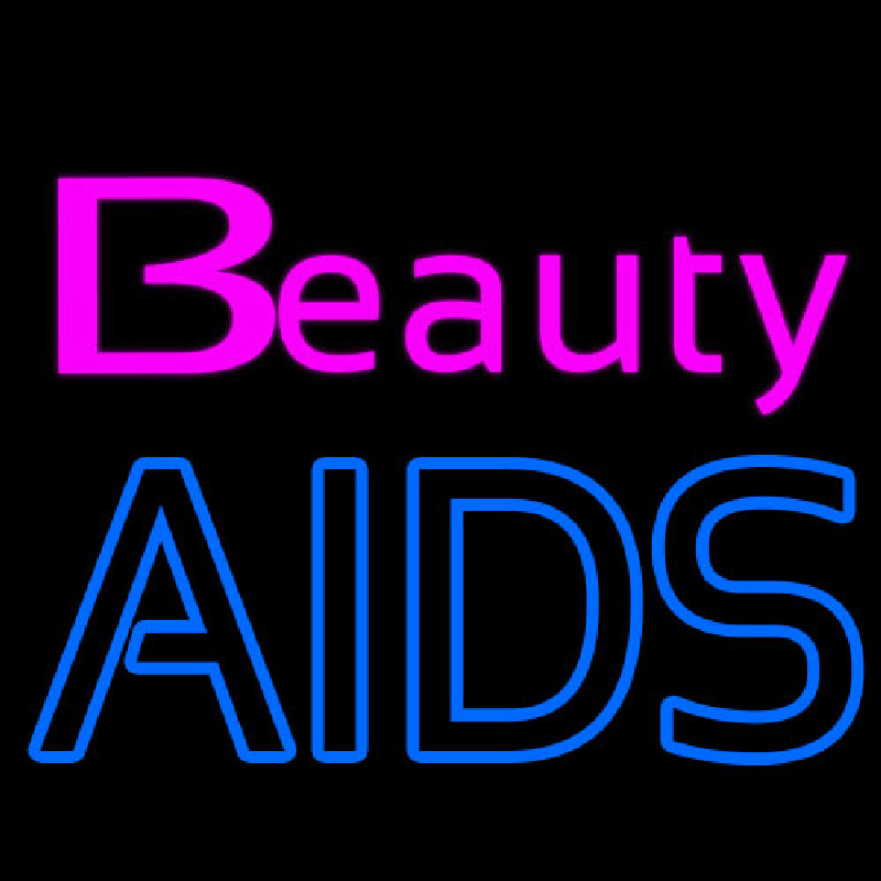 Beauty Aids Neonreclame