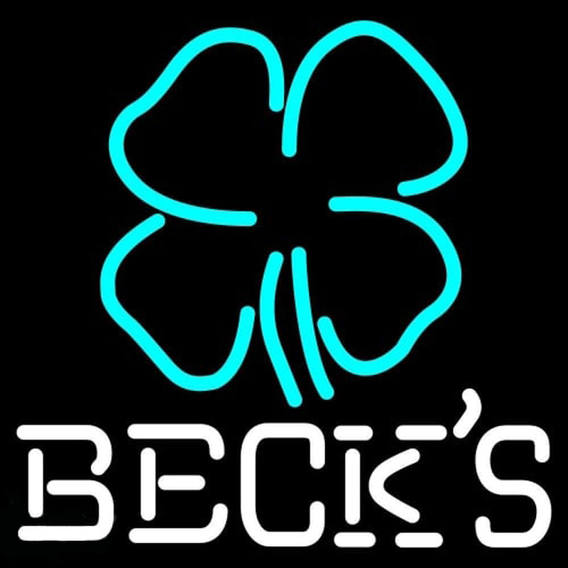 Becks Clover Beer Neonreclame