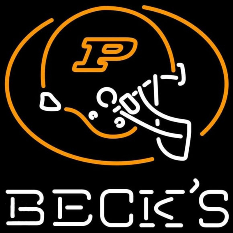 Becks Purdue University Calumet Beer Sign Neonreclame