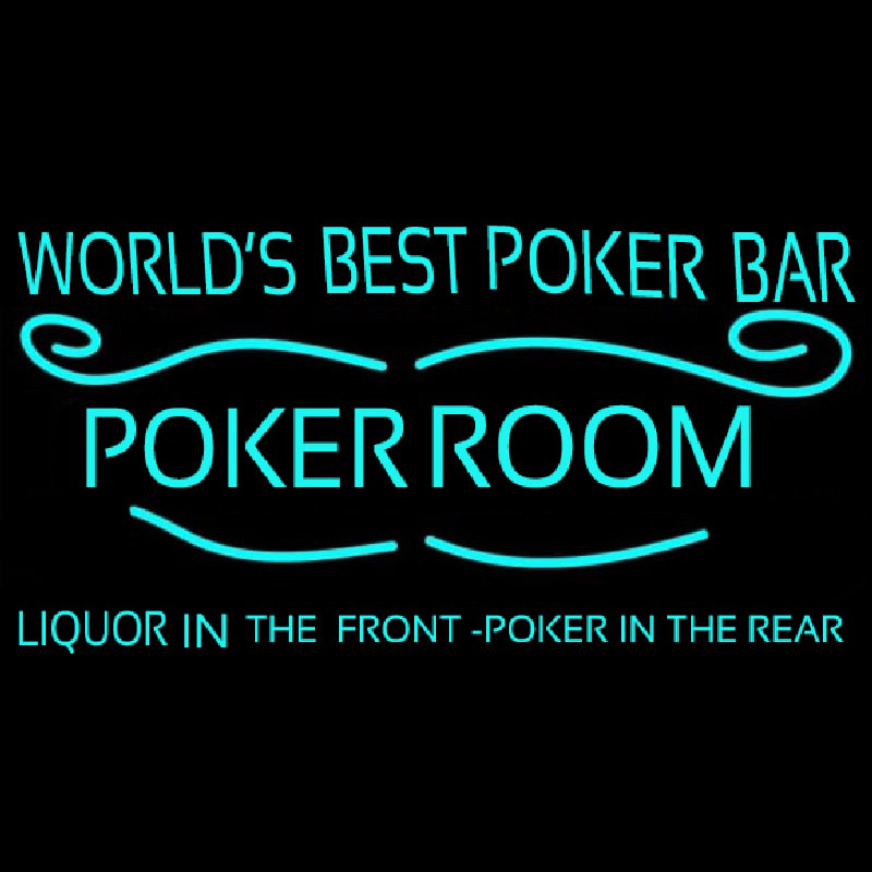 Best Poker Room Liquor Bar Beer Neonreclame
