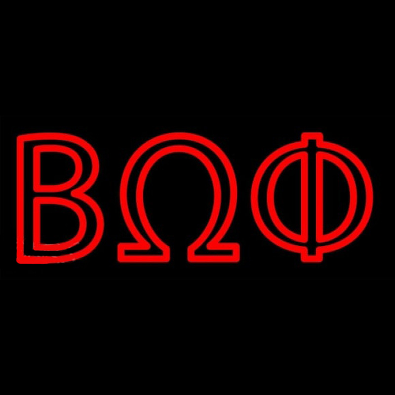 Beta Omega Phi Neonreclame