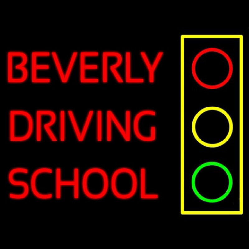Beverly Driving School Neonreclame