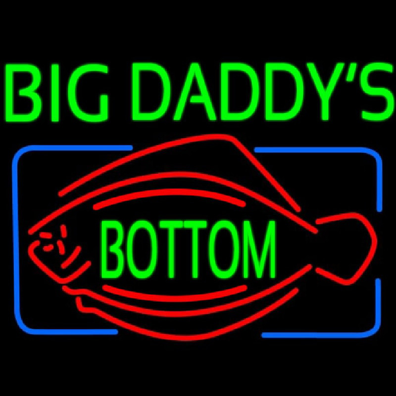 Big Daddys Bottom Neonreclame