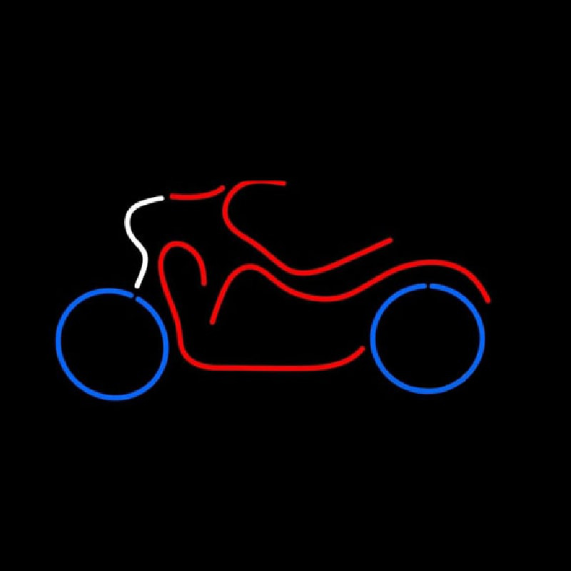 Bike Logo In Red Neonreclame