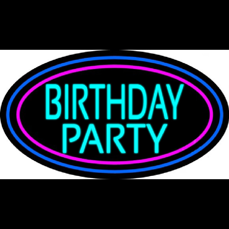 Birthday Party Neonreclame