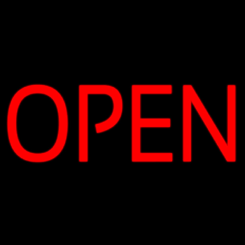 Block Open Neonreclame