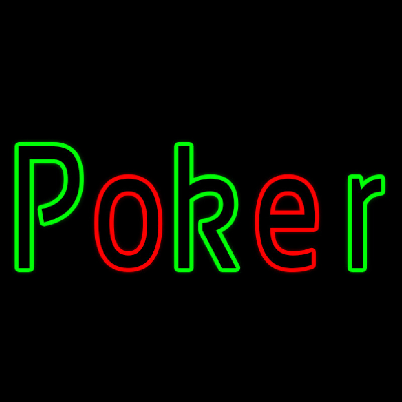 Block Poker 2 Neonreclame