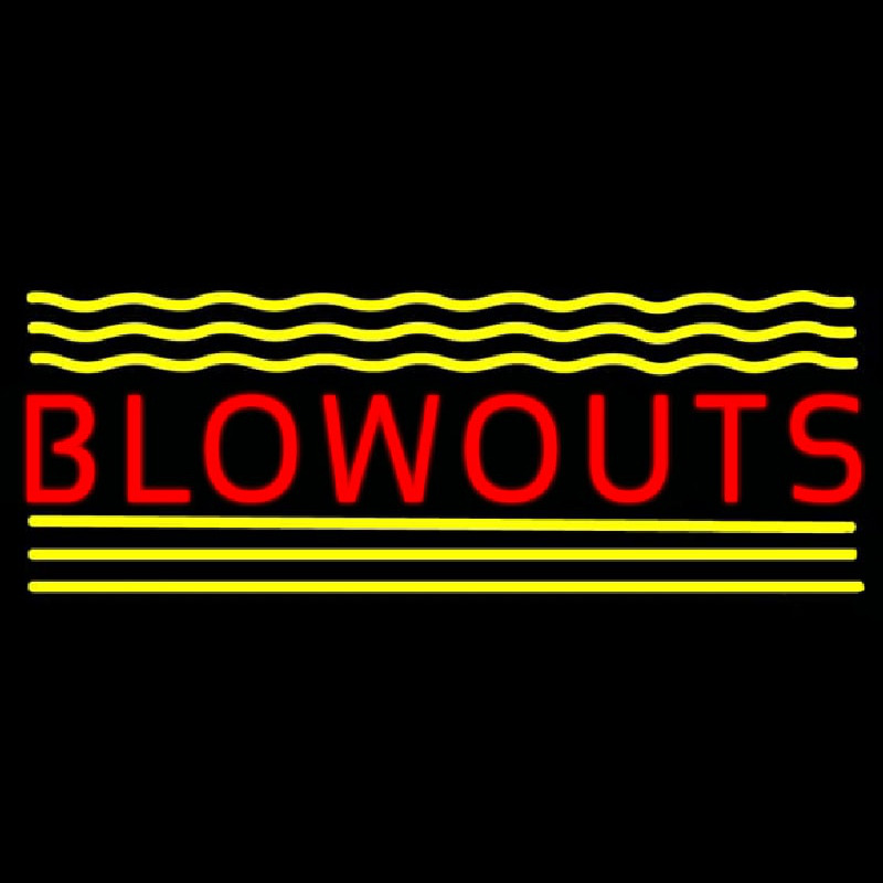 Blowouts Neonreclame