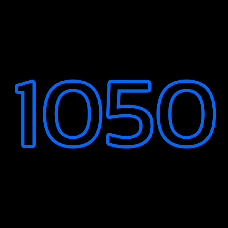 Blue 1050 Neonreclame