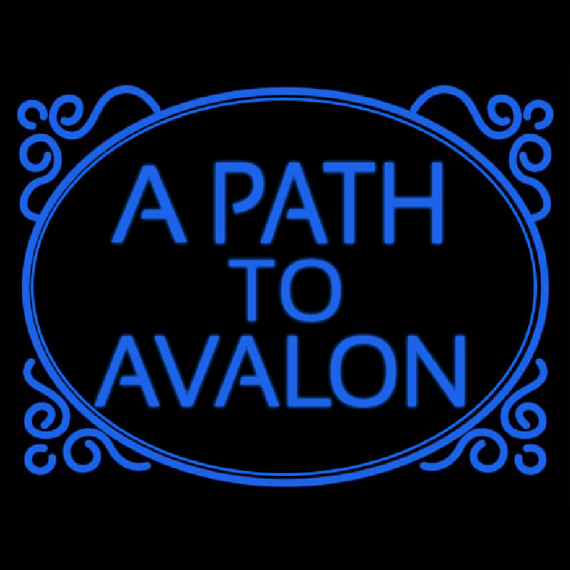 Blue A Path To Avalon Neonreclame