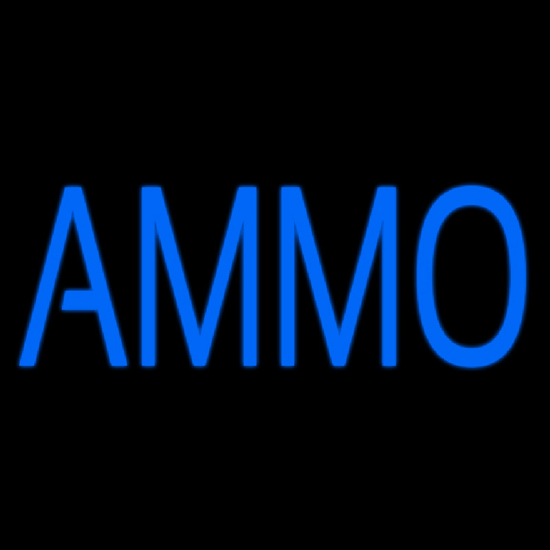 Blue Ammo Neonreclame