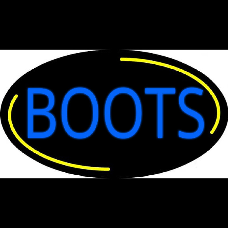 Blue Boots Neonreclame