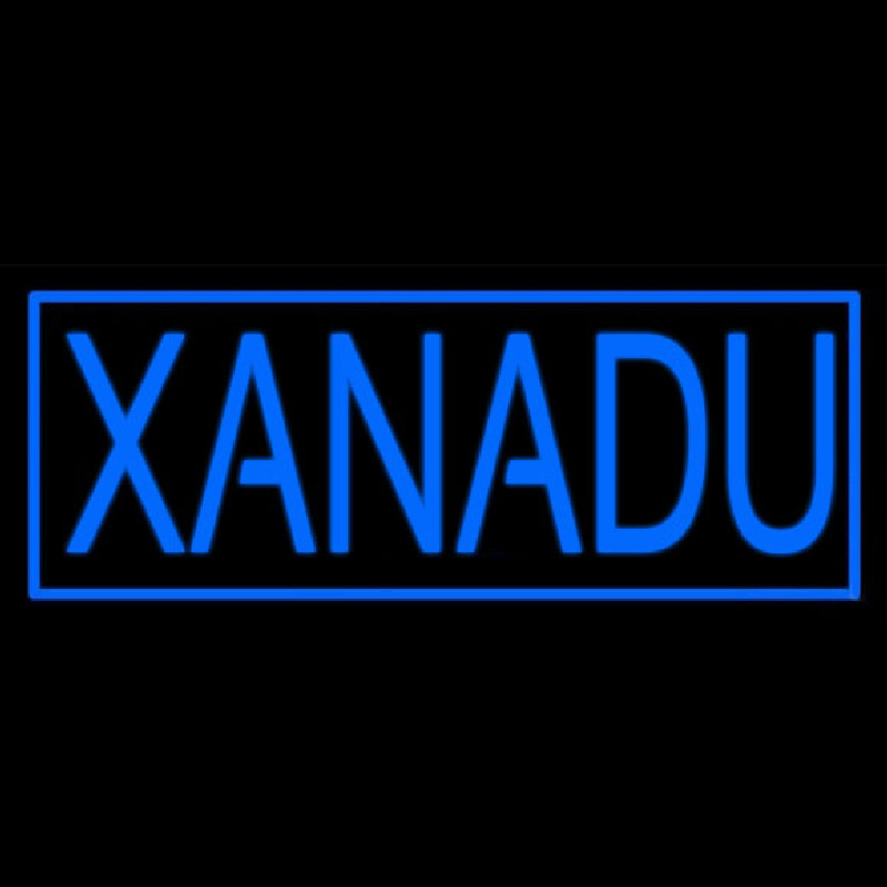 Blue Border Xanadu Neonreclame