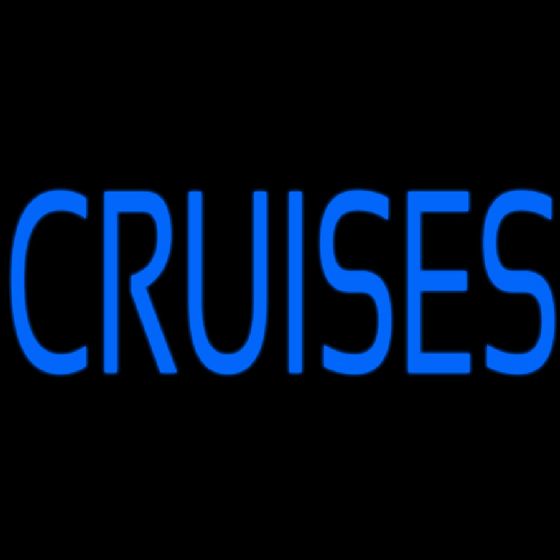 Blue Cruises Neonreclame