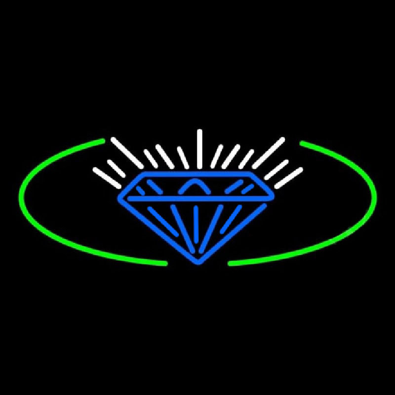 Blue Diamond Logo Neonreclame