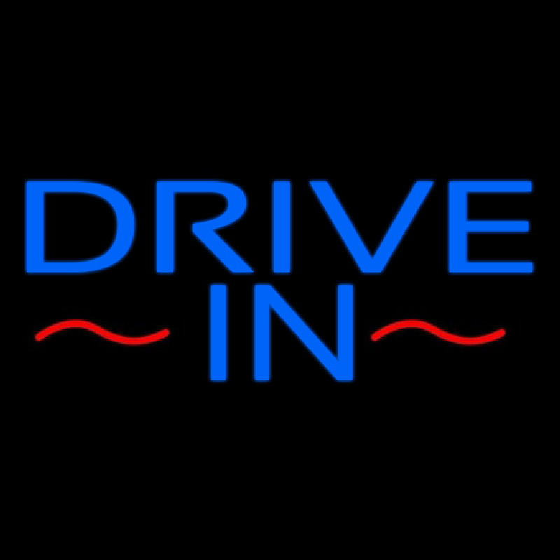 Blue Drive In Neonreclame