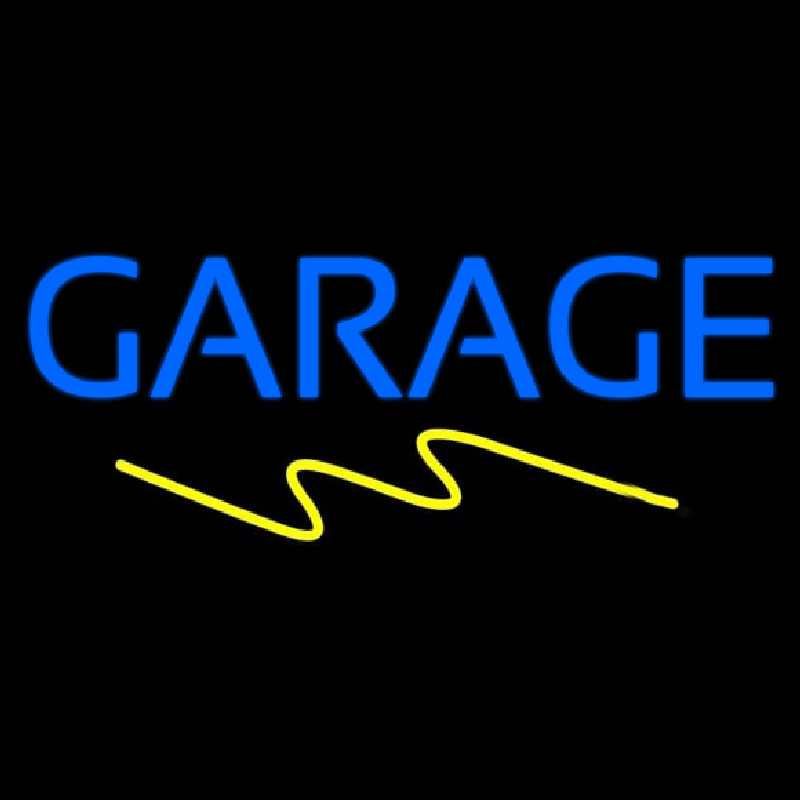 Blue Garage Neonreclame