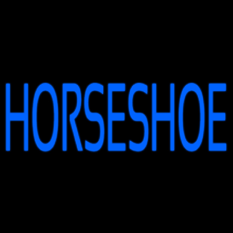 Blue Horseshoe Neonreclame