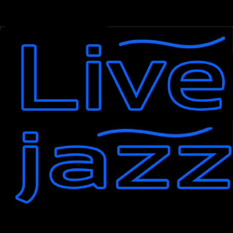 Blue Live Jazz 1 Neonreclame