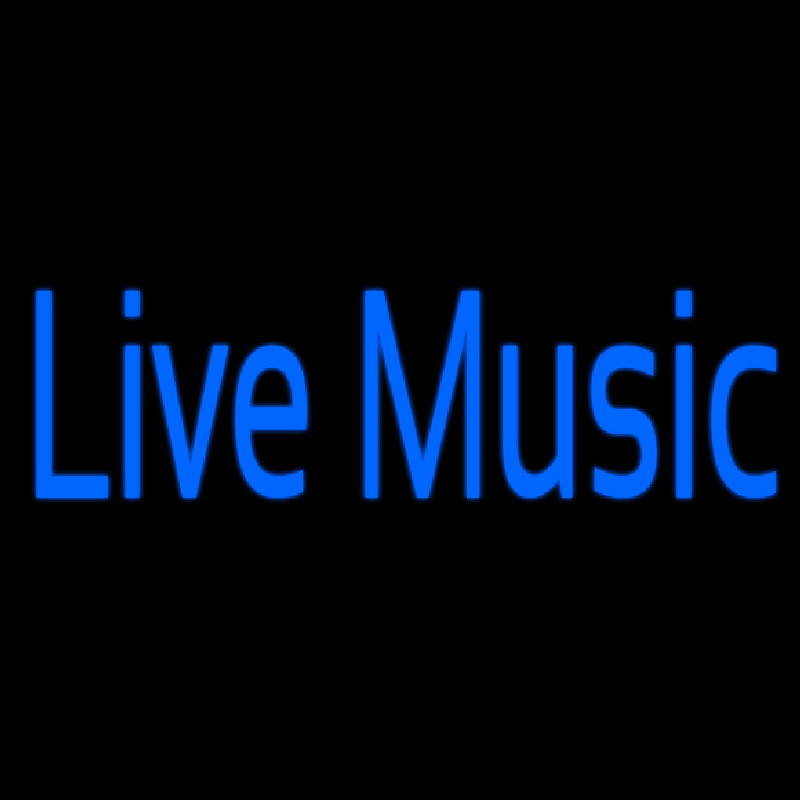 Blue Live Music Neonreclame