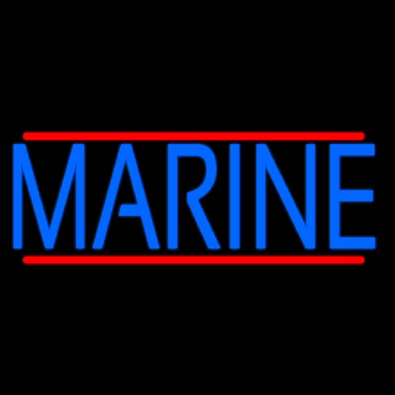 Blue Marine Neonreclame
