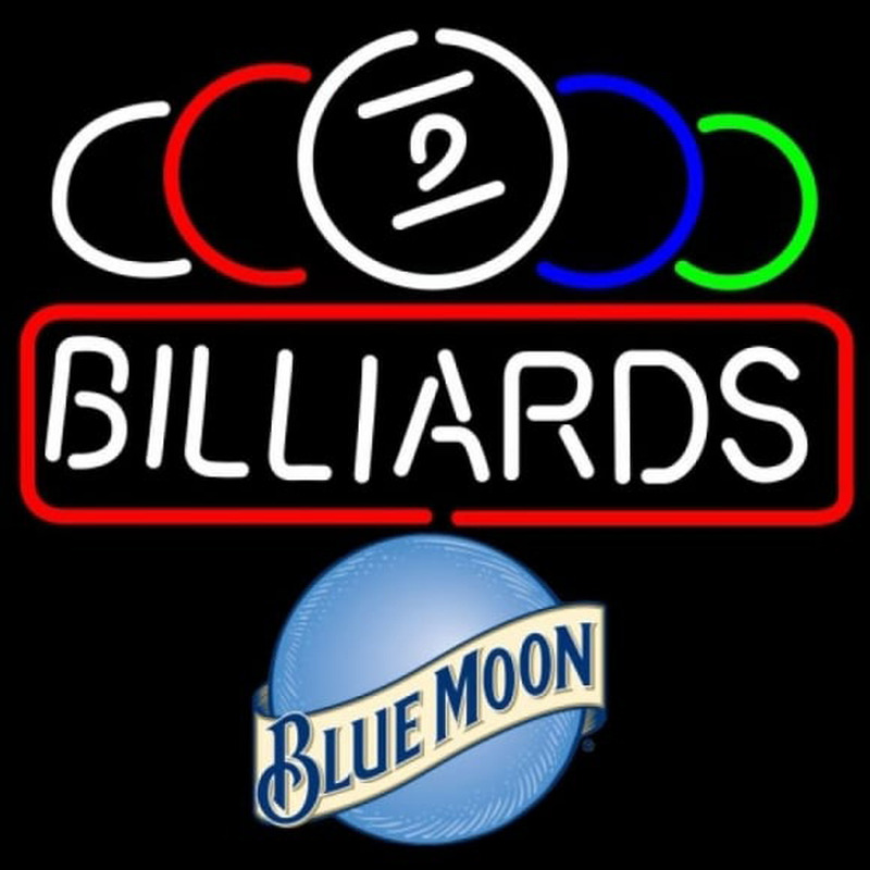 Blue Moon Ball Billiard Te t Pool 24 24 Beer Sign Neonreclame
