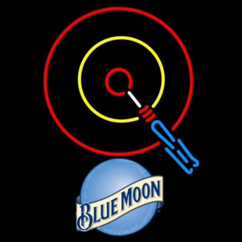 Blue Moon DART Beer Sign Neonreclame