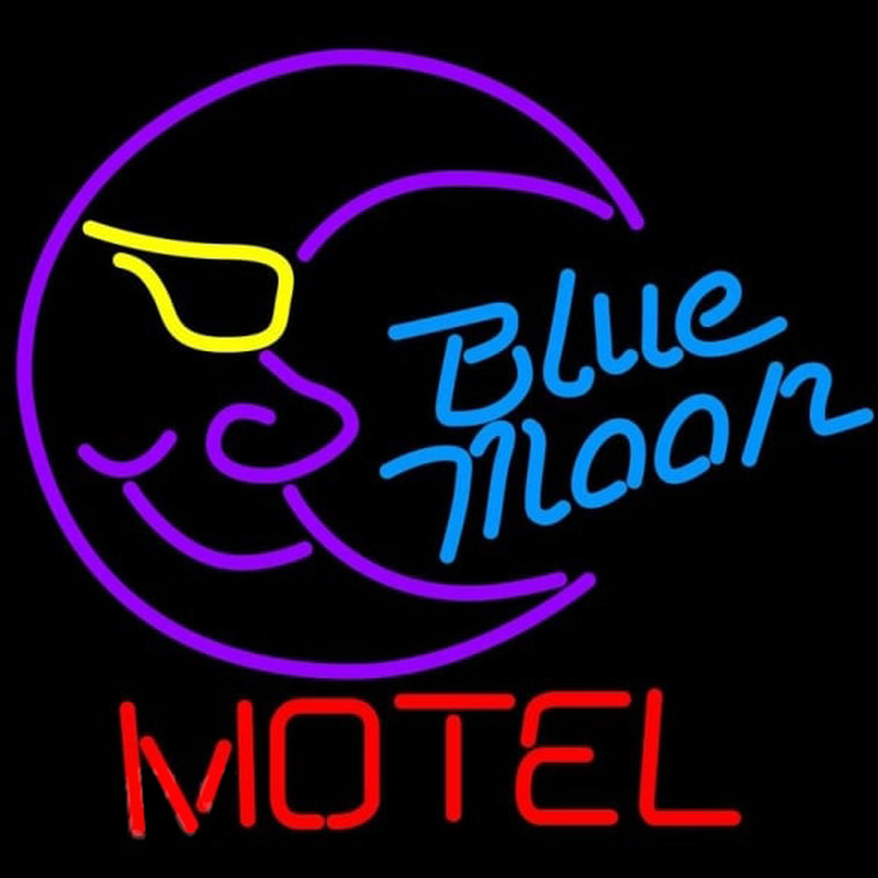 Blue Moon Motel Beer Sign Neonreclame