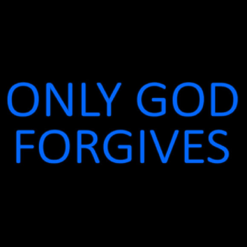 Blue Only God Forgives Neonreclame
