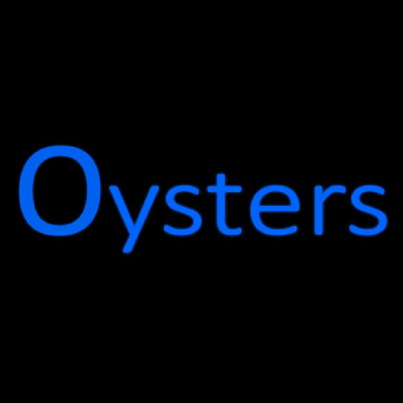 Blue Oysters Cursive Neonreclame