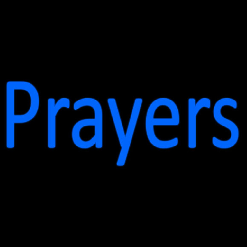 Blue Prayers Neonreclame