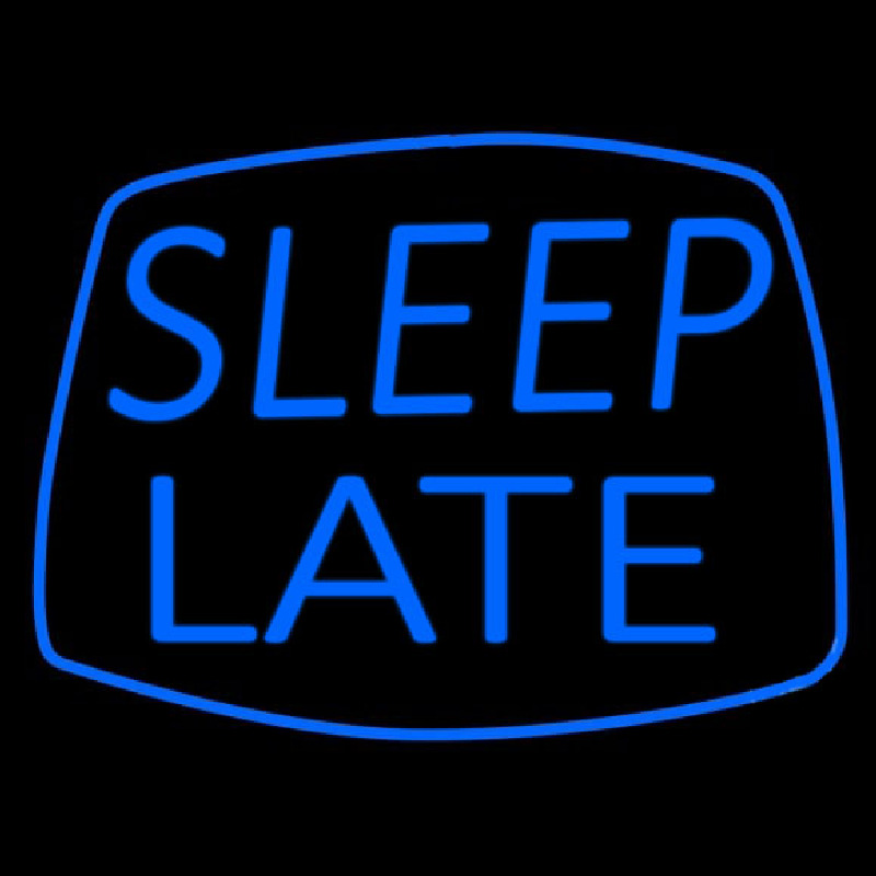 Blue Sleep Late Neonreclame