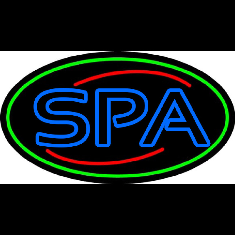 Blue Spa Neonreclame