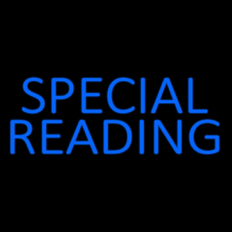 Blue Special Reading Neonreclame