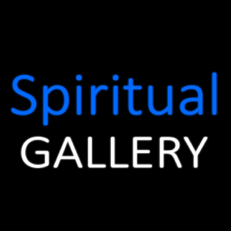 Blue Spritual Gallery Neonreclame