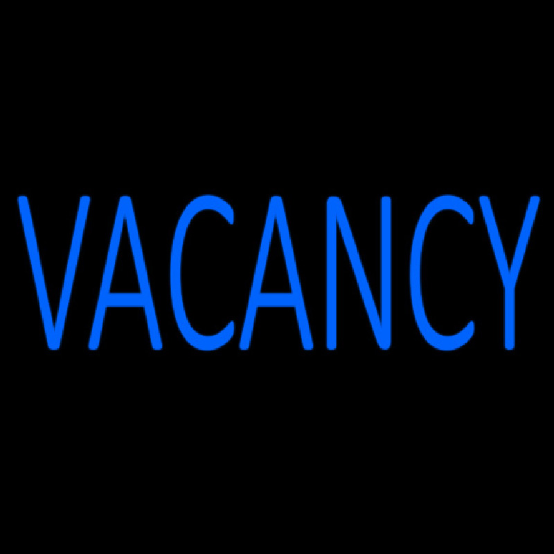 Blue Vacancy Neonreclame