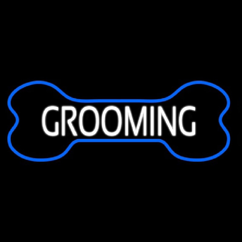 Bone Grooming Neonreclame