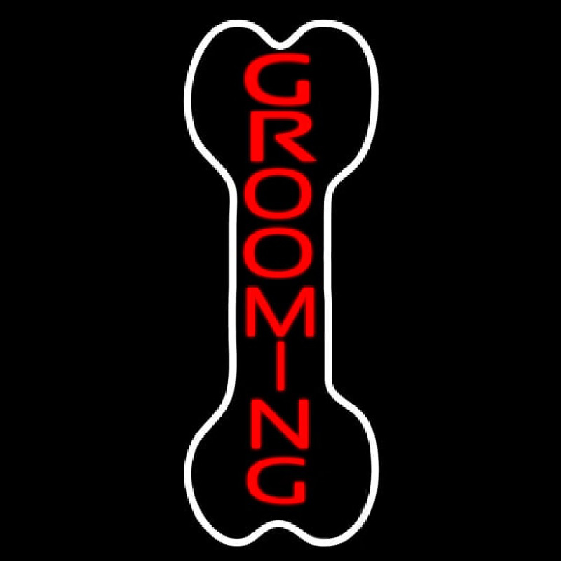 Bone Grooming Vertical Neonreclame