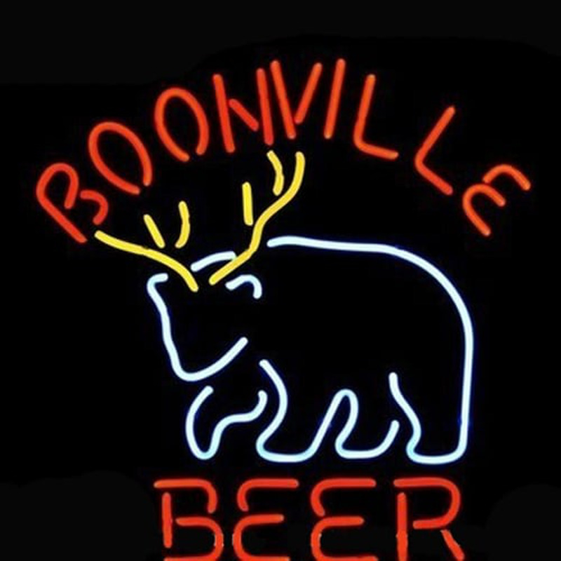 Boonville Deer Logo Pub Winkel Bier Bar Neonreclame Kerstcadeau