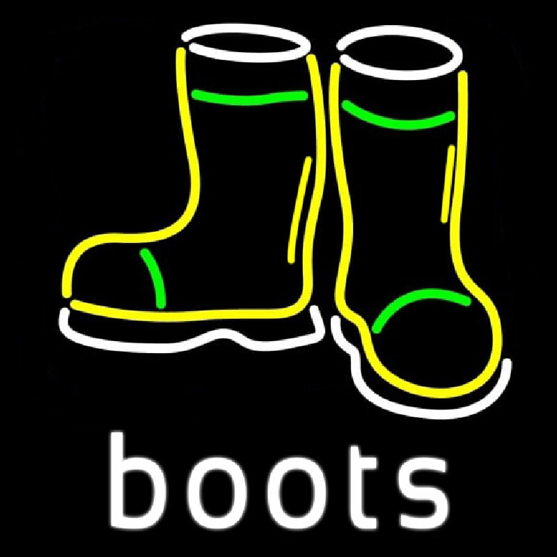 Boots With Logo Neonreclame
