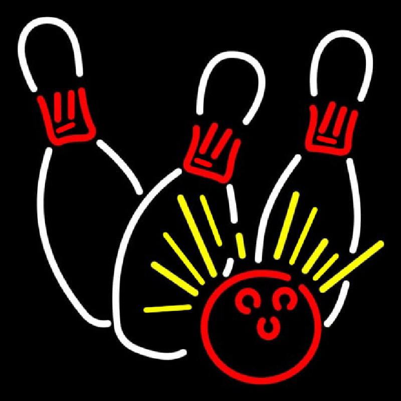 Bowling Strike Neonreclame